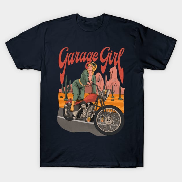 Garage girl T-Shirt by lasthopeparty